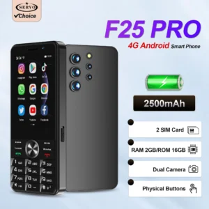 kf-S4943407af5b04b2ca03a4fc788a15174p SERVO F25 PRO 4G LTE Smartphone 3.5" Touch Screen Camera 2+16GB Google Play 2500mAh Android 8.1 Button Smart Cellphone Dual SIM