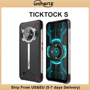 kf-S496a4b5f249e492daf3f870050e23e39R Unihertz Ticktock S Rugged 5G Smartphone 8GB 256GB Cell Phone 5200mAh Mobile Phone 64MP Camera 30W 6.53" Screen Dimensity 700