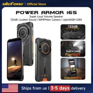 kf-S51d3eaa594784c5cb4aa8eba5e7f15aal Ulefone Power Armor 16S Rugged Waterproof Smartphone NFC 16GB+128GB 50MP Camera 9600mAh Android 13 Phone Global