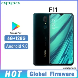 kf-S58213811b8444fd28af9f08608666c36K OPPO F11 smartphone Global firmware 4020mAh battery Android 9.0 CPU Helio P70 Rear camera 16MP Rear fingerprint used phone