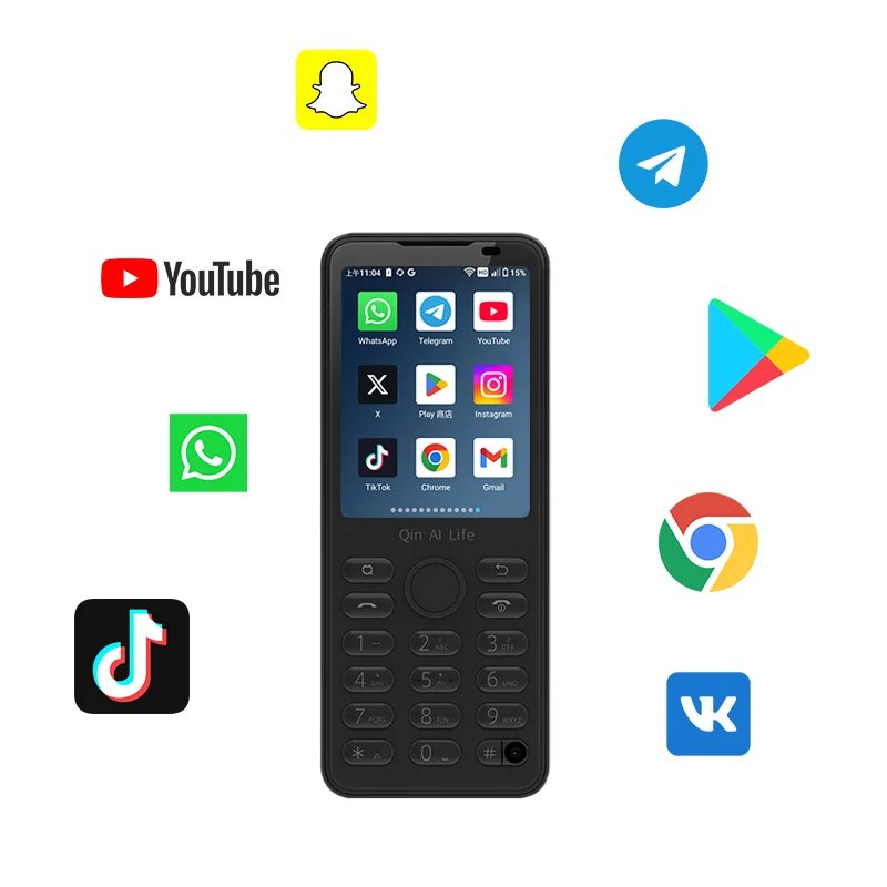 Google Available Global Version Duoqin F21 Pro Android 11 Mini Smart TouchScreen 4G Mobile Phone - Image 2