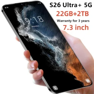 2025 NEW Pad S26 ultra Tablet PC 7.3 inch HD 4K Android 13 22GB+2TB 7800mAh Battery 4G 5G Dual Sim Card WiFi GPS Google Tab