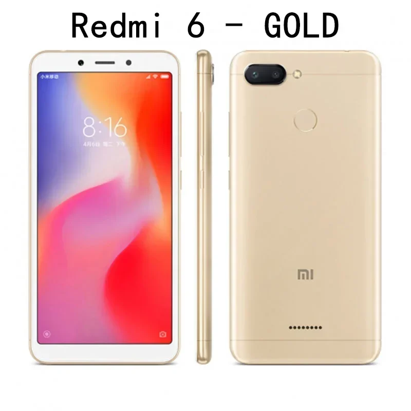 Original Xiaomi Redmi 6 4GB 64GB 13000mAh 6.6 inch celular googleplay Fingerprint Octa-core Global Rom 4G Smartphone - Image 6
