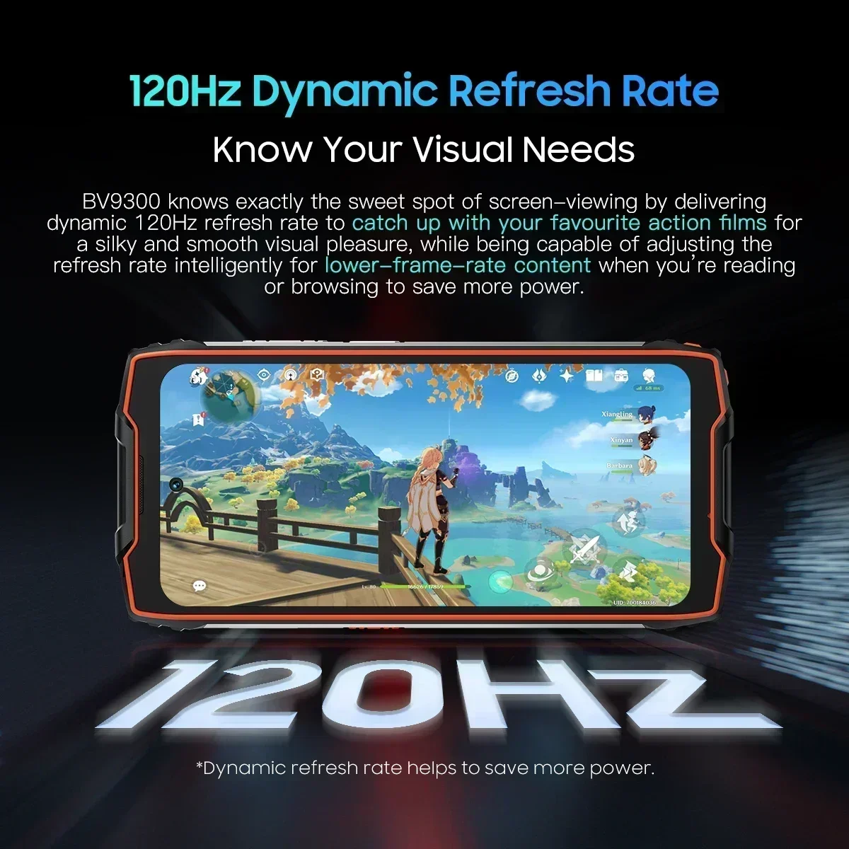 Blackview BV9300 Pro Rugged Phone 6.7'' 120Hz Display 8/12GB 256GB Smartphone With Dual Screen 15080mAh Battery 64MP Cellphone - Image 4