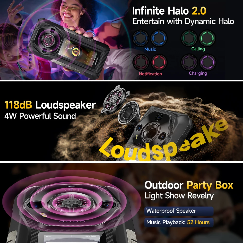 Ulefone Armor 30 Pro 5G Rugged Phone 6.9" 120Hz 32GB+512GB 12800mAh Night Camera 64MP NFC 66W Android 14 Smartphone - Image 5