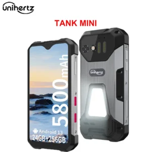 kf-Sd2d3ae50d9394037a90269437ae9e9bfM Unihertz 8849 Tank Mini Rugged Smartphone 4.3 Inch Display Android 13 5800mAh 24GB 256GB Helio G99 Octa Core 100MP Cameras IP68