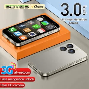 kf-Sd419c7122b4e430fb3e0d405ec9a436dG SOYES XS18 Pro 3.0" Mini Smartphone 2GB RAM 16GB ROM Facial Recognition Android8.1 Dual SIM Standby 1000mAh 3G Network Phone