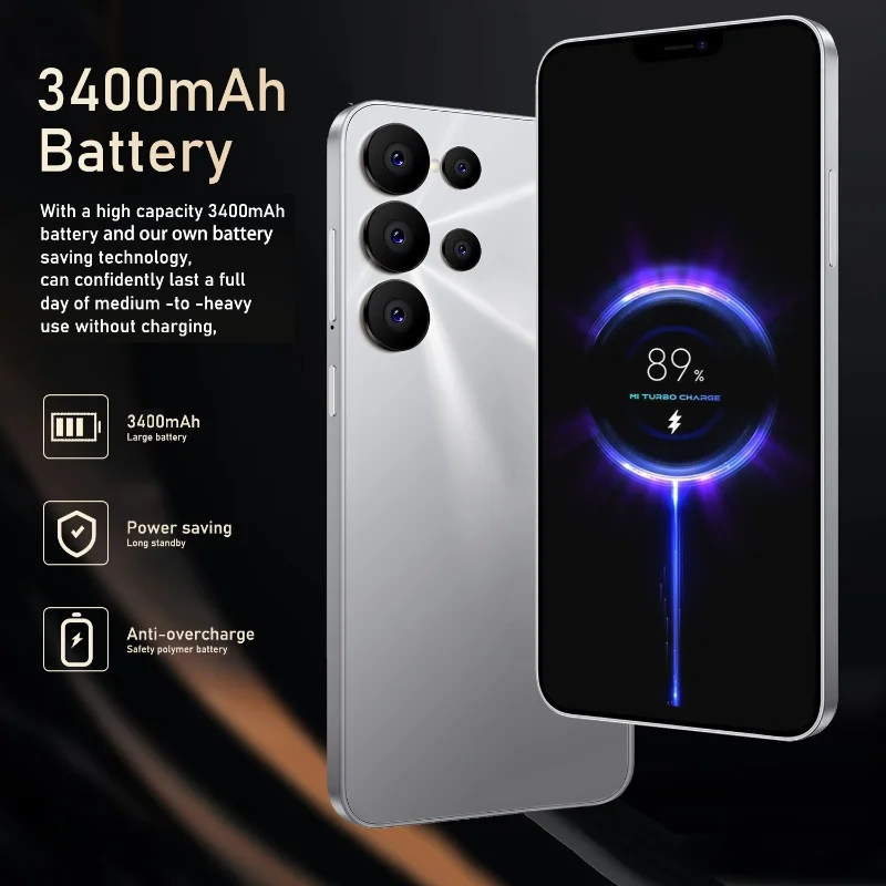 Global Version S24 Ultra Smartphone 3400mAh 4GB RAM 128G ROM 6.26 inch Phone Android 2280x1080HD 8+16MP 5G Network Mobile phones - Image 4