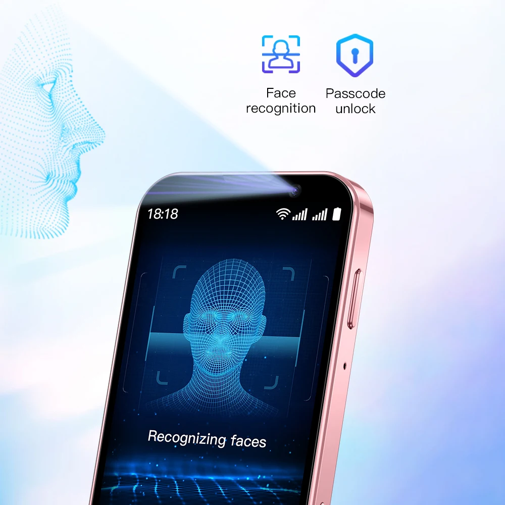 SOYES XS18 Pro 3.0" Mini Smartphone 2GB RAM 16GB ROM Facial Recognition Android8.1 Dual SIM Standby 1000mAh 3G Network Phone - Image 4