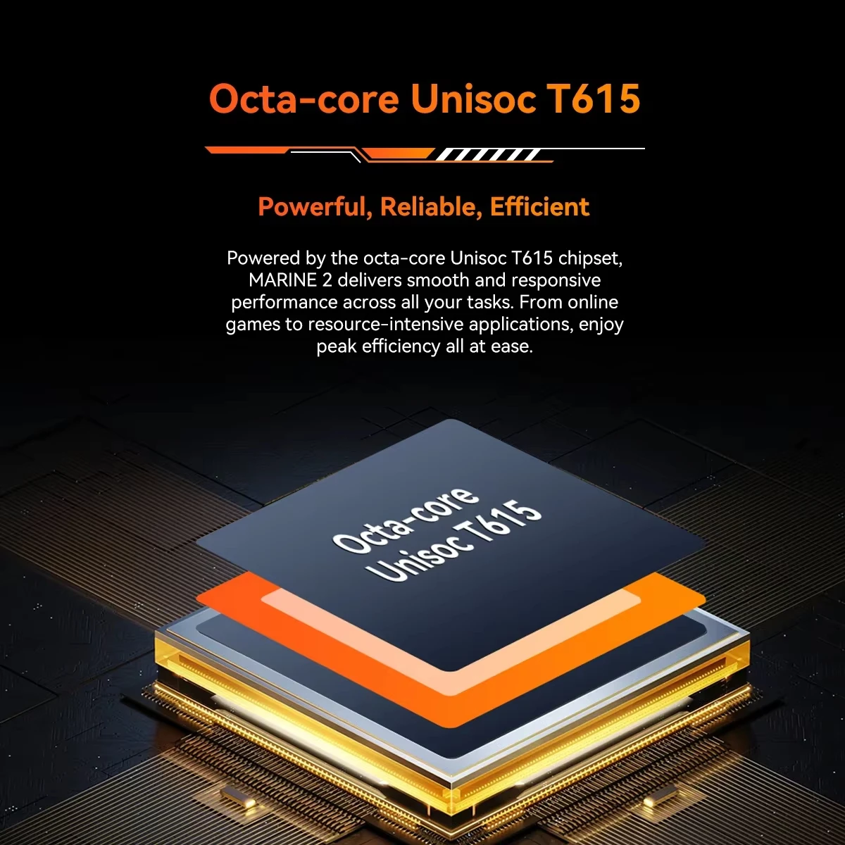 Blackview OSCAL Marine 2 4G Rugged Phone 11000mAh Battery 6.56 " HD+Display 8GB, RAM 256GB Unisoc T61 Android 15 NFC Smartphone - Image 5