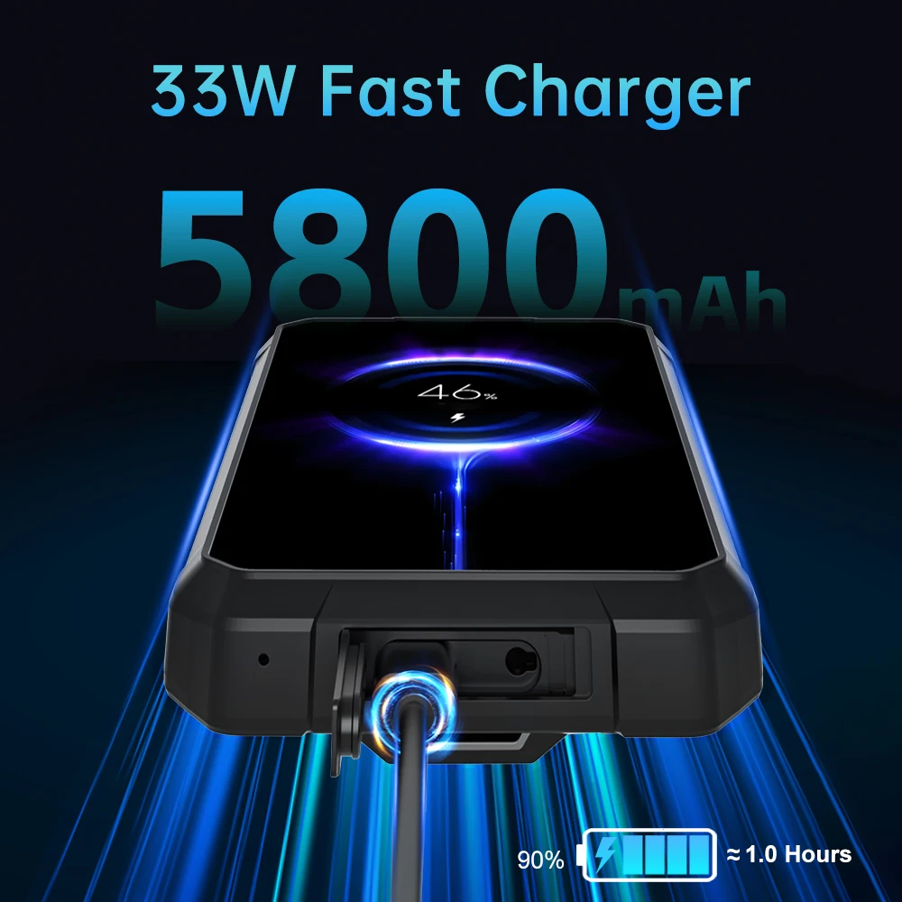 Unihertz 8849 Tank Mini Rugged Smartphone 4.3 Inch Display Android 13 5800mAh 24GB 256GB Helio G99 Octa Core 100MP Cameras IP68 - Image 6