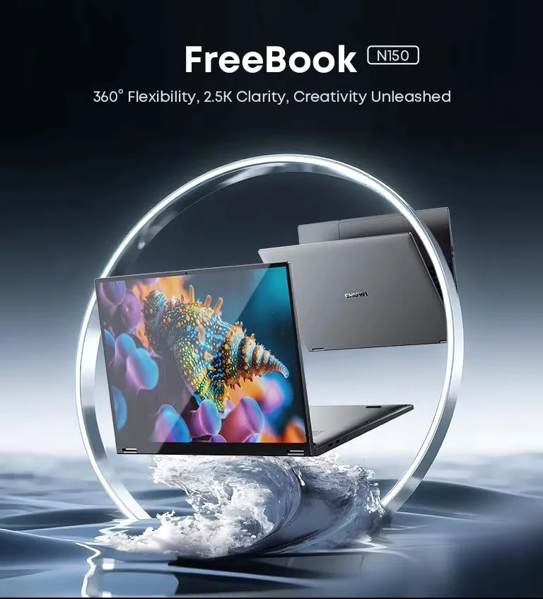 CHUWI FreeBook Tablet Laptop2-in-1 Intel N150 13.5'' FHD Touch Screen 16GB LPDDR5 RAM 512GB SSD WIFI6 BT5.2 Windows 11 Notebook - Image 3